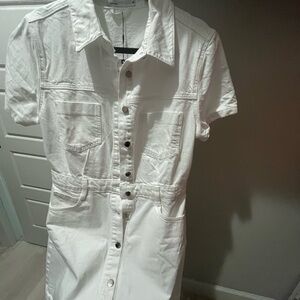 Zara White Mini Dress